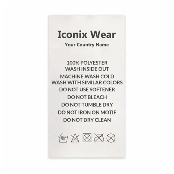 custom printed care labels