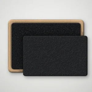 backing leather velcro double