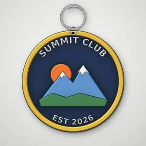 backing pvc key chain