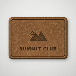 leather outline with