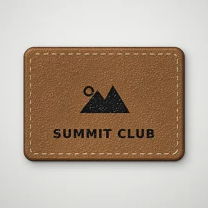 leather print heat stamp