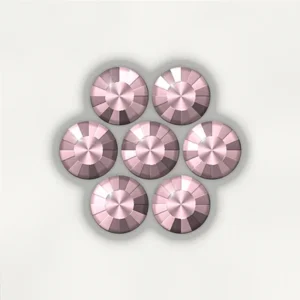 rhinestone false light rose