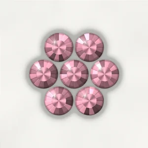 rhinestone false rose