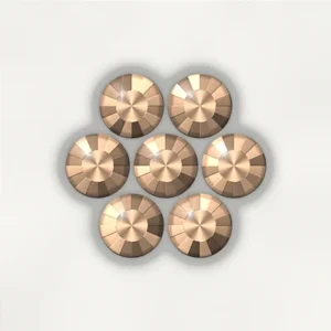 rhinestone light peach