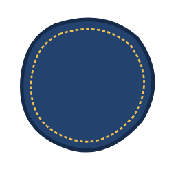 Custom shape patch shape