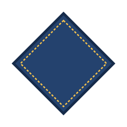 Diamond patch shape
