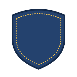 Dome shield patch shape