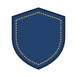 Shield patch shape