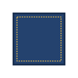 Square patch shape