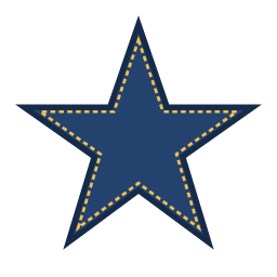 Star patch shape