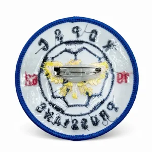 Safety pin patch backing